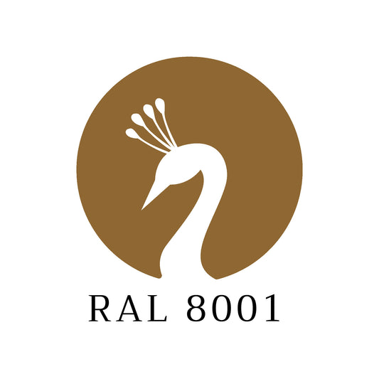 Wood paint RAL 8001 Ochre brown