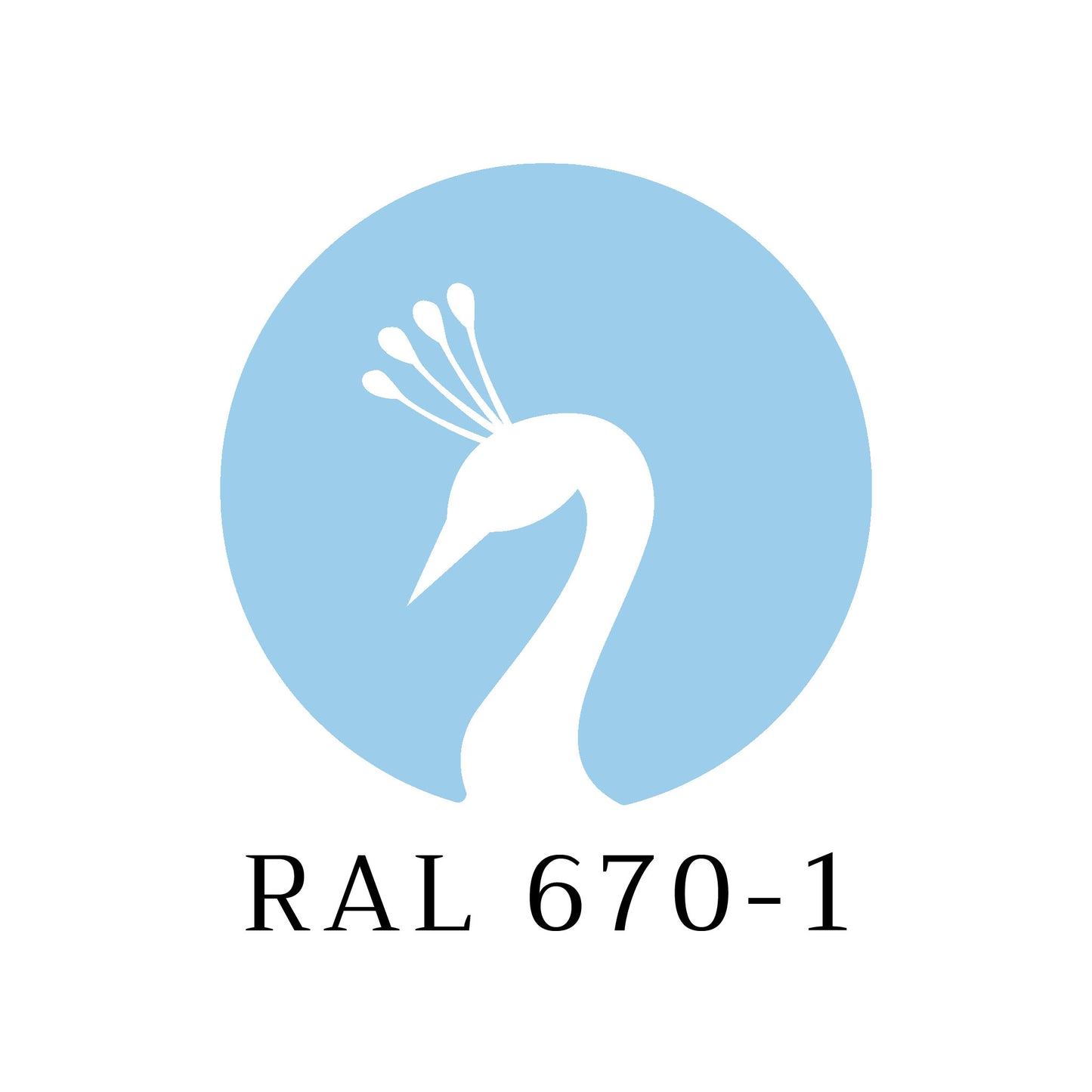 Metal paint RAL 670-1