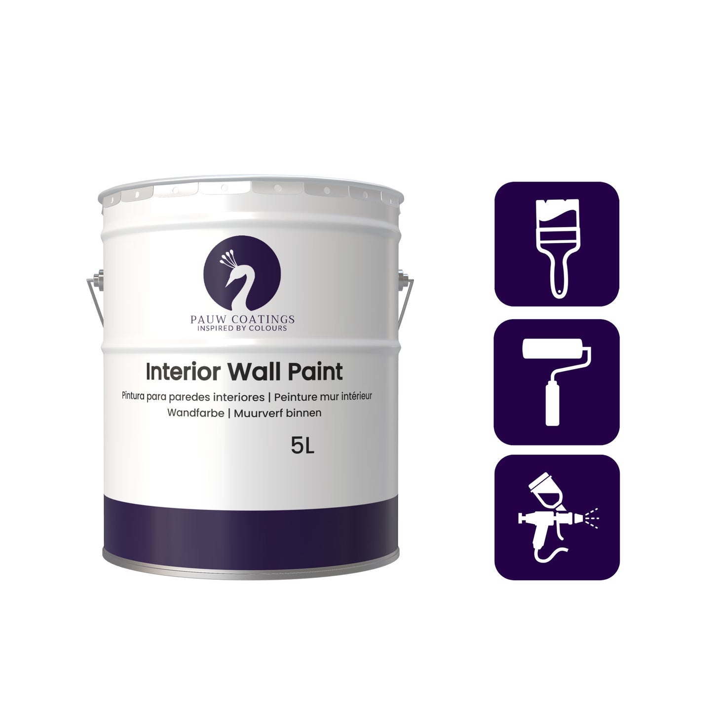 Interior Wall Paint RAL 7023 Concrete grey