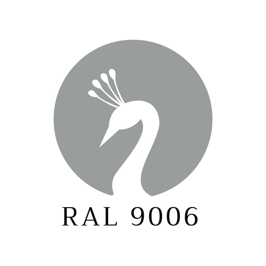 Metal paint RAL 9006 White aluminium