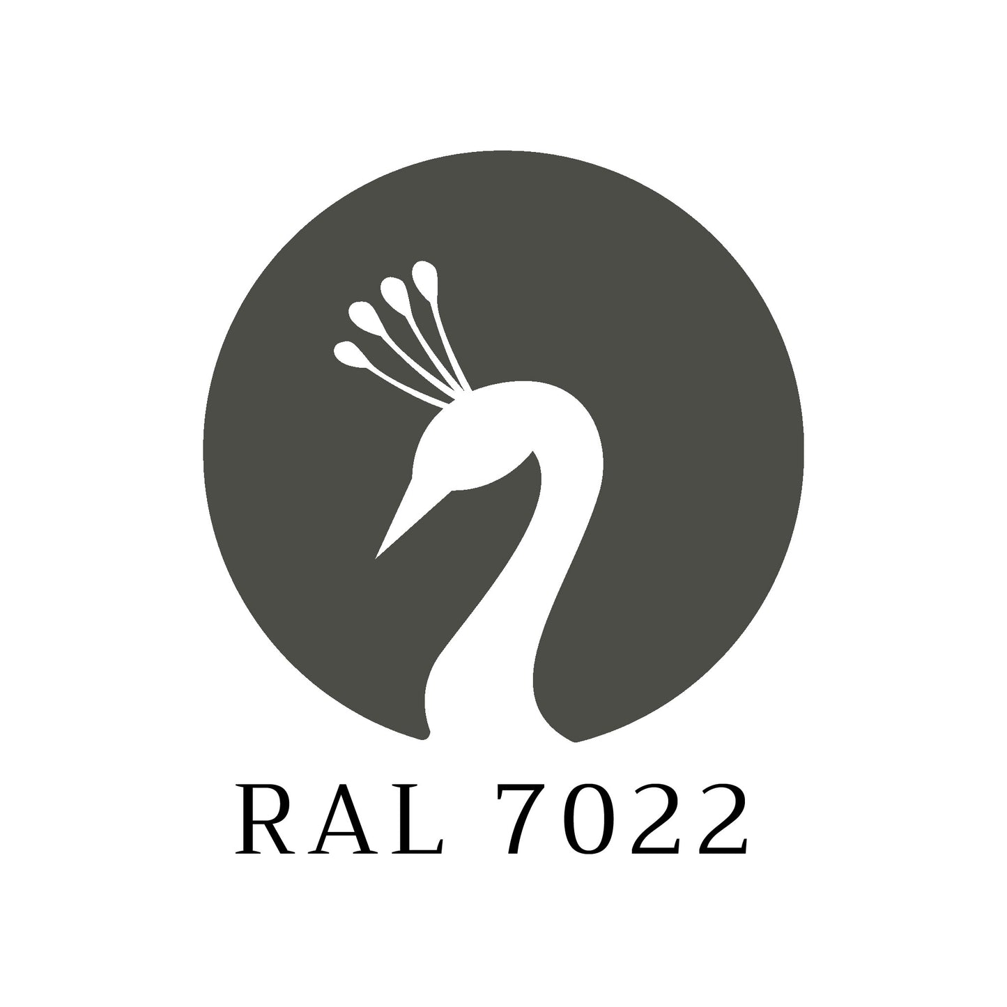 Muurverf RAL 7022 Buiten Mat