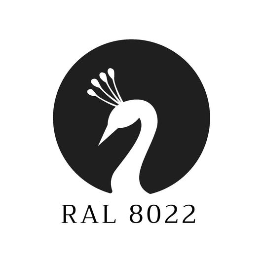 Muurverf RAL 8022 Binnen